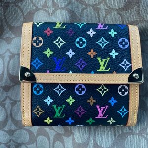 LOUIS VUITTON Multicolor Monogram Canvas Leather Elise
